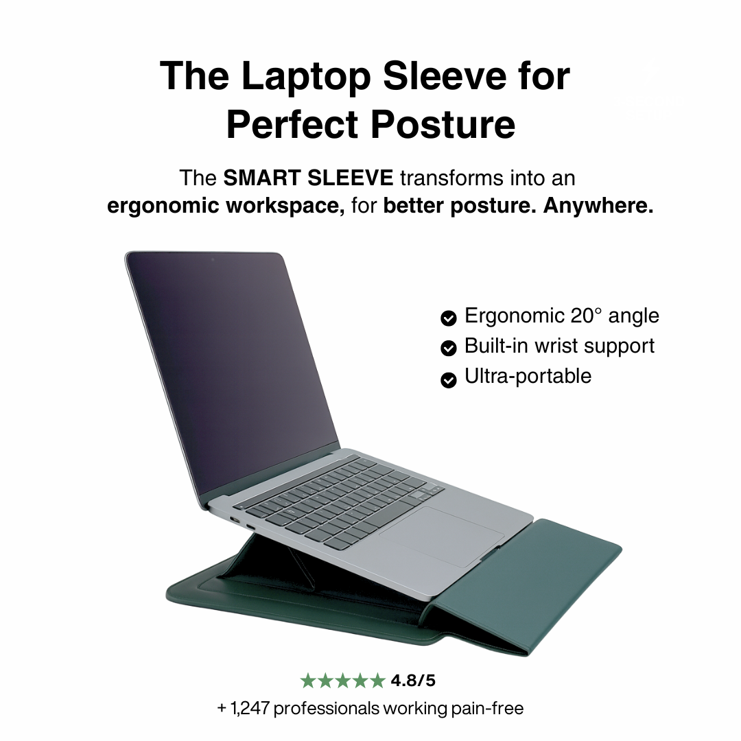 SMART SLEEVE® – 4-in-1 Ergonomisches Arbeitsplatz-Set