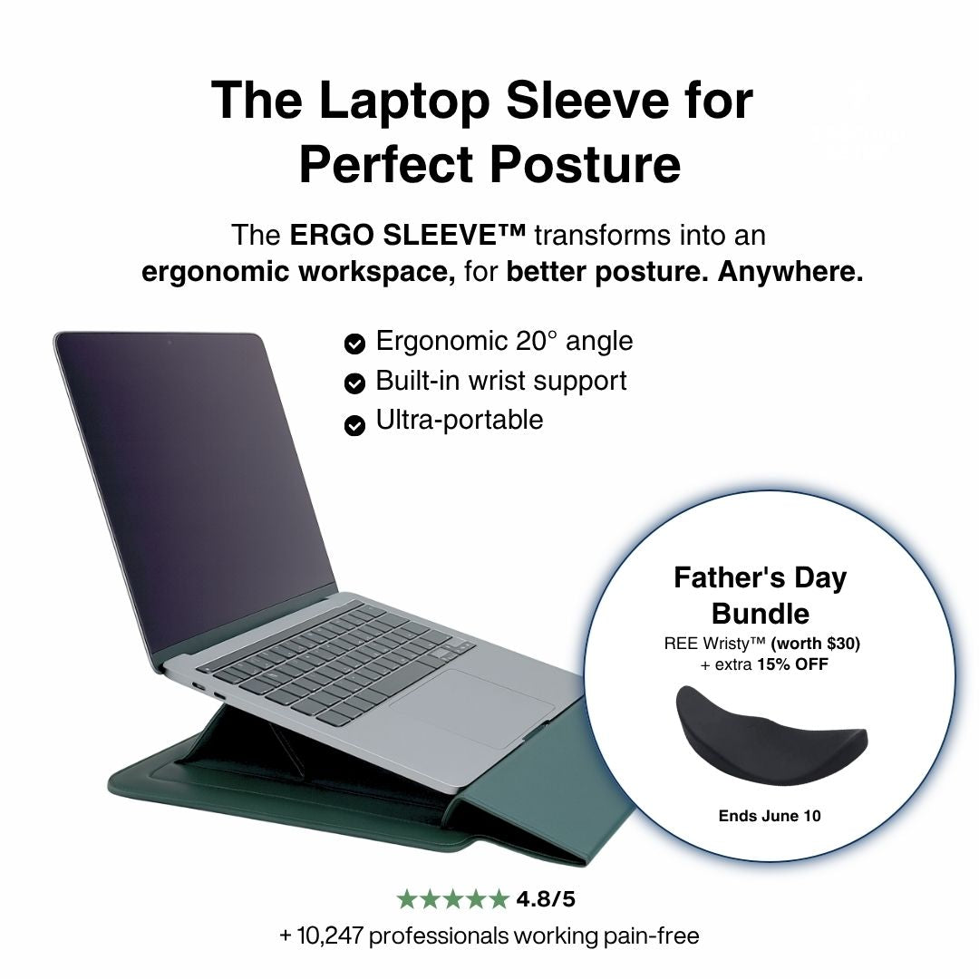 SMART SLEEVE® – 4-in-1 Ergonomisches Arbeitsplatz-Set