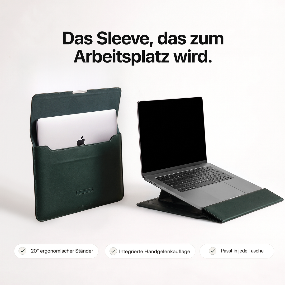 SMART SLEEVE® – 4-in-1 Ergonomisches Workstation-Set 
